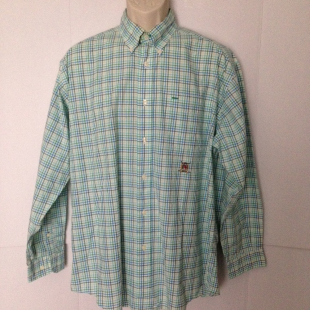 **2/$20** TOMMY HILFIGER GOLF Men's Checkered Shirt Medium